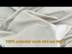 Vente directe d'usine 100% polyester évacuant l'humidité fonctionnel 100 polyester treillis à œil d'oiseau jersey sp