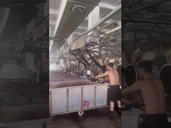 Vidéo sur place du processus de production de l'usine de tissus de Jiarui Textile Company